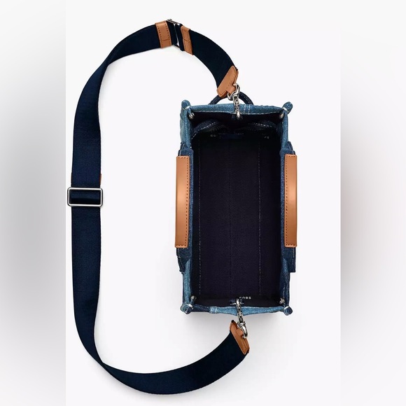 Marc Jacobs Small Tote Bag in Denim Multi, New - Picture 4 of 16